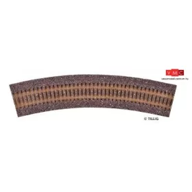 Tillig 86505 Íves sínágyazat R41, sötétbarna (H0)