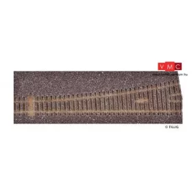 Tillig 86516 Sínágyazat balos EW3 váltóhoz, sötétbarna (H0)