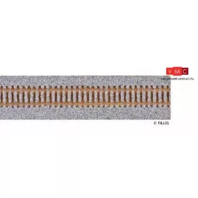 Tillig 86560 Sínágyazat betonaljas flexibilis sínhez 950 mm, világosszürke (H0)