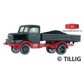   Tillig 8661 IFA H3A platós teherautó, szén rakománnyal (TT)