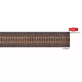 Tillig 86701 Sínágyazat flexibilis sínhez H0m, 700 mm, sötétbarna