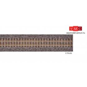   Tillig 86711 Sínágyazat flexibilis sínhez H0e, 700 mm, sötétbarna