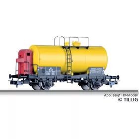   Tillig 95364 Tartálykocsi fékházzal, Ze, Dansk-Norsk Borregaard, DSB (E3) (TT)