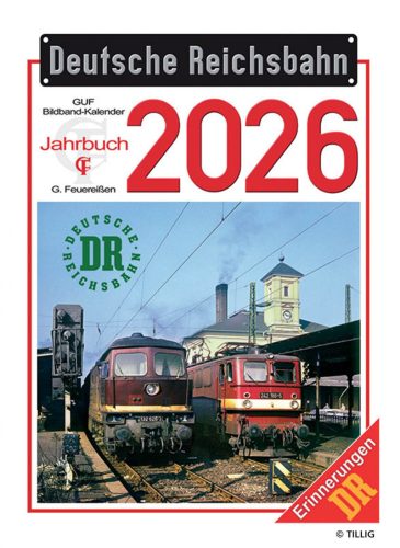 Tillig 9569 DR naptár 2026 (Feuereißen Verlag)