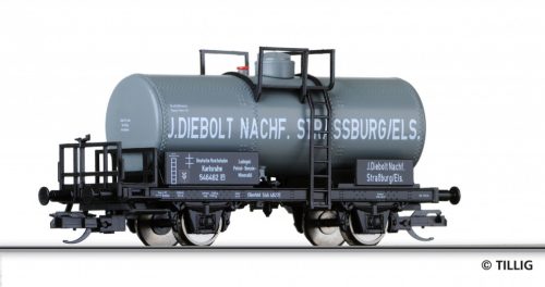 Tillig 95828 Tartálykocsi fékállással, J. Diebolt Nachf., DRG (E2) (TT)