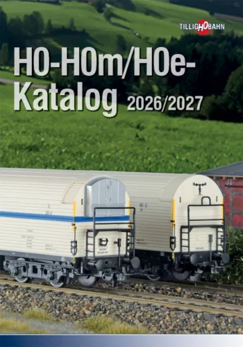 Tillig 9584 Tillig H0, H0m, H0e, 2026/2027 katalógus