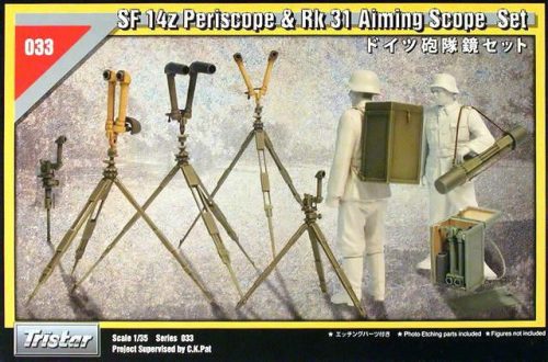 TRISTAR 35033 German SF 14z Periscope & Rk 31 Aiming Scope Set 1/35 makett