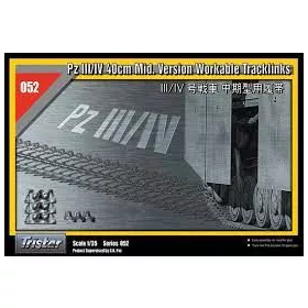   TRISTAR 35052 German tank Pz. III/IV 40cm Mid Version workable track links 1/35 makett