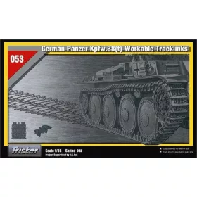   TRISTAR 35053 German Pz. 38 (t) family Lighter Cast Tracks 1/35 lánctalp makett