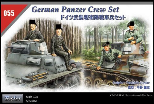 TRISTAR 35055 German Panzer Crew Set 1/35 figura makett