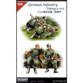   TRISTAR 35056 German Infantry - Taking a rest 1/35 figura makett