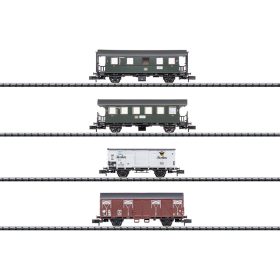   Trix 15002 Vegyesvonati kocsi-készlet, 4-részes, Gmp, DB (E3) (N)