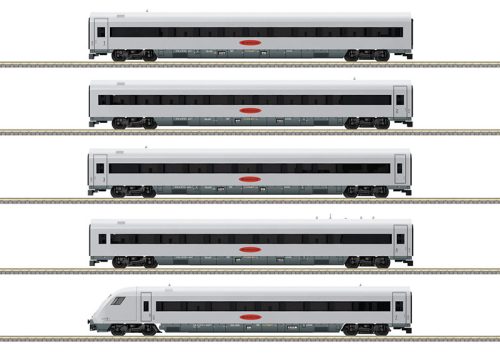Trix 15160 Személykocsi-készlet vezérlőkocsival, 4-részes Metropolitan Express Train (E5) (N) - DCC
