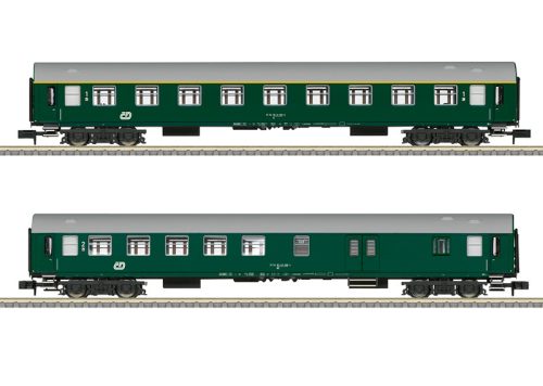 Trix 18251 Személykocsi-pár, négytengelyes Y-sorozat, 1. osztály és 2. osztály/poggyász, CD (E5) (N)