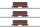 Trix 18268 Önürítős négytengelyes teherkocsi-készlet, 3-részes Kkt 57, Kokstransport I., DB (E3) (N)