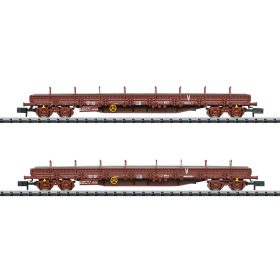   Trix 18290 Rakoncás négytengelyes teherkocsi-pár, rakománnyal, SNCF (INFRA) (E6) (N)