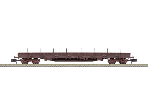 Trix 18526 Rakoncás alacsony oldalfalú négytengelyes teherkocsi, Res, SNCB (E5) (N)