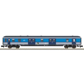   Trix 18552 Poggyászkocsi, négytengelyes Dm kerékpárszállító, Schienenverkehrsgesellschaft mbH (SVG) (E6) (N) - végzárvilágítással