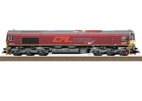Trix 22698 Dízelmozdony Class 77, CFL Cargo (E6) (H0) - füst és Sound