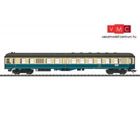   Trix 23175 Vezérlőkocsi, négytengelyes középajtós BDylb 456, bézs/kék, 2. osztály, DB (E4) (H0) - áramátvezető kuplung és belső világítással