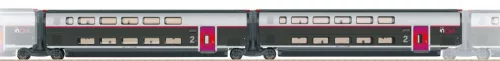 Trix 23188 Nagysebességű villamos motorvonat betétkocsi-pár, Set 2, TGV inOui, SNCF (E6) (H0)