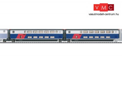 Trix 23487 Nagysebességű villamos motorvonat betétkocsi-pár, Set 1 TGV Duplex, SNCF (E6) (H