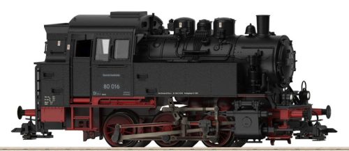 Trix 25080 Gőzmozdony BR 80 016, gyárilag koszolt alváz, DB (E3) (H0) - Sound és füst