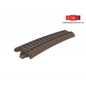   Trix 62315 Ágyazatos íves sín R3 15°, 515 mm - Trix C-Gleis (H0)