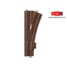   Trix 62612 Ágyazatos jobbos váltó, 188,3 mm, 24,3°, R 437,5 mm (R2) - Trix C-Gleis (H0)