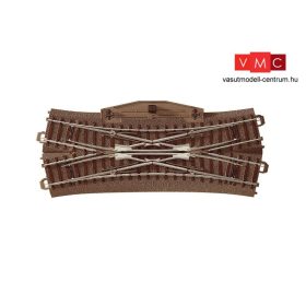   Trix 62624 Ágyazatos elektromos angolváltó, 188,3 m 24,3°, R 437,5 mm (R2) - Trix C-Gleis (H0)