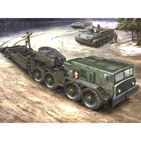   Trumpeter 00212 MAZ-537G with MAZ/ChMZAP-5247G semitrailer Late production type 1/35 makett