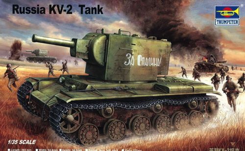 Trumpeter 00312 Russischer Panzer KV-2 (1/35)