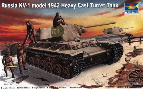 Trumpeter 00359 Russland KV-1 (1942) Heavy Gust Turret Tank (1/35)