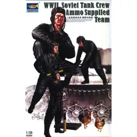 Trumpeter 00411 Soviet Tank Crew Ammo Suppl.Team WWII (1/35)