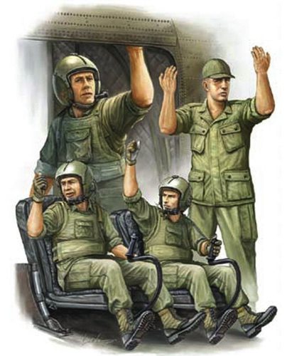 Trumpeter 00417 US Army CH-47 Crew in Vietnam (1/35)