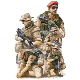   Trumpeter 00421 Modern German ISAF Soldiers in Afghanist (1/35)