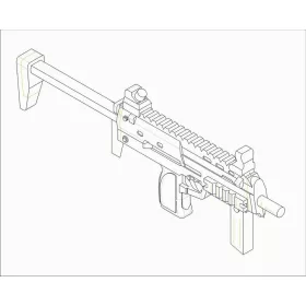   Trumpeter 00523 German Firearms Selection-MP7 (6 guns) (1/35)