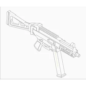   Trumpeter 00524 German Firearms Selection-UMP.45 (4guns) (1/35)