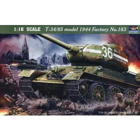 Trumpeter 00902 T-34/85 1944 Baunummer 183 (1/16)