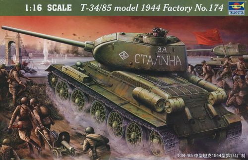 Trumpeter 00904 T-34/85 1944 Baunummer 174 (1/16)