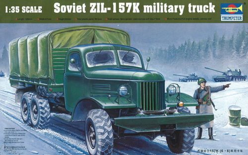 Trumpeter 01003 ZIL-157K Soviet Military Truck w/Canvas (1/35)