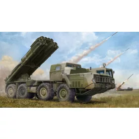   Trumpeter 01020 Russian 9A52-2 Smerch-M multiple rocket launcher of RSZO 9k58 Smerch MRLS (1/35) makett