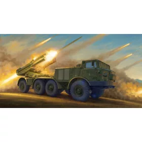   Trumpeter 01026 Russian 9P140 TEL of 9K57 Uragan Multipl Launch Rocket System (1/35)