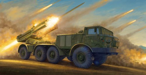 Trumpeter 01026 Russian 9P140 TEL of 9K57 Uragan Multipl Launch Rocket System (1/35)