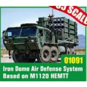   Trumpeter 01091 Iron Dome Air Defence System based on M1120 HEMTT 1/35 katonai harcjármű makett