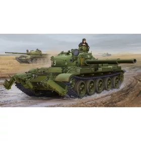   Trumpeter 01550 Russian T-62 Mod.1975-KMT-6 Mine Plow... (1/35)