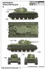 Trumpeter 01566 Soviet KV-1S Heavy Tank 1/35 harckocsi makett