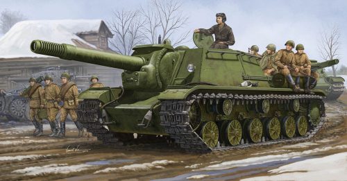 Trumpeter 01571 Soviet SU-152 Self-propelled Heavy How. (1/35)