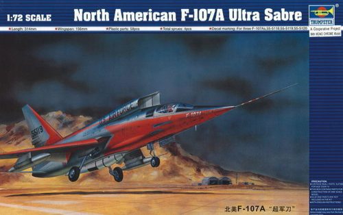 Trumpeter 01605 North American F-107 A Ultra Sabre (1/72)