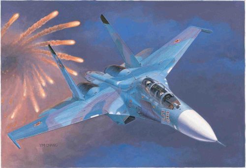 Trumpeter 01645 Russian Su-27UB Flanker C Fighter (1/72)